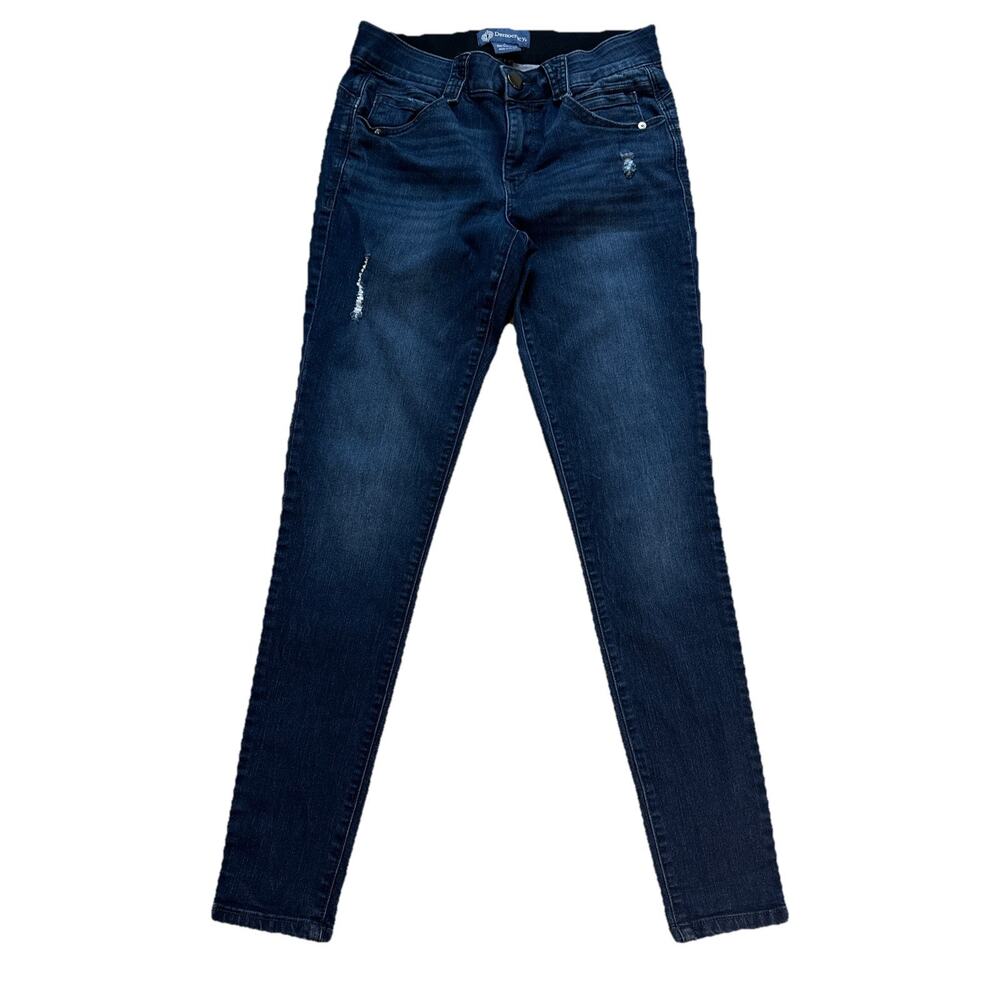 Democracy Ab Solution Mid Rise Skinny Stretch Blue Jeans Women’s Size 4